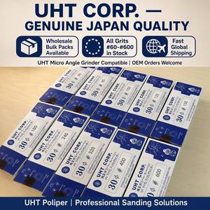 UHT 30mm Su Geçirmez Zımpara Kağıdı Parlatma Diski 600 Kum Mikro Açılı Taşlama Kauçuk Tabanlı Pnömatik Alet Aşındırıcı Levha - Product Image 4