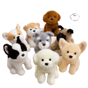 Peluche chien Golden Retriever de dessin animé transfrontalier, jouet apaisant unisexe en polyester - Product Image 1