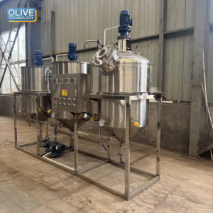 Máquina de Refinería de Aceite, Línea de Producción de Aceite de Cocina de Girasol, Equipo de Maquinaria para Refinería de Aceite - Product Image 1