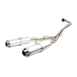 De doble completo del sistema de escape de cepillado para <span class=keywords><strong>Yamaha</strong></span> <span class=keywords><strong>Raptor</strong></span> 700, <span class=keywords><strong>2015</strong></span> + - Product Image 1