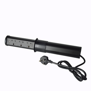 Enchufe Neumático Estándar del Reino Unido <span class=keywords><strong>de</strong></span> 16A, Enchufe del Reino Unido <span class=keywords><strong>de</strong></span> Aleación <span class=keywords><strong>de</strong></span> Aluminio para Tomacorriente Neumático Oculto en la Cocina para Encimera CN/EU - Product Image 4