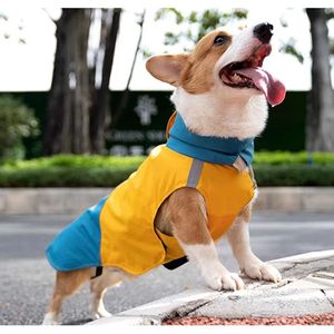 Soft and Breathable Polyester <strong>Raincoat</strong> for Dogs and <strong>Cats</strong> Waterproof Thin Raining Jacket Rainproof Pet Coat - Product Image 3