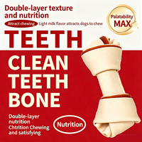 Bâtonnets à mâcher en forme d'os à double couche IFS pour chiens, friandises pour animaux de compagnie, production OEM, vente en gros B2B, fournisseur d'aliments pour animaux