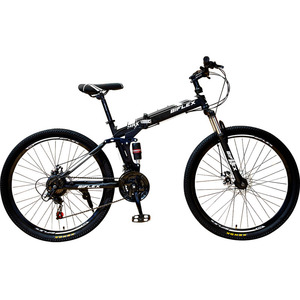 Bicicleta de Montaña Reforzada de 21 Velocidades con Suspensión Trasera, <span class=keywords><strong>29</strong></span> Pulgadas, Frenos de Disco Dobles, Plegable, Cuadro de Acero, Ideal para Paseos Familiares - Product Image 5