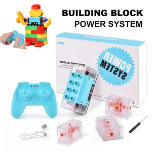 Set di 102 Pezzi di Blocchi da Costruzione a Grandi Particelle 9656, Ingranaggi Motorizzati per Scuola, Istituzioni, Educazione e Illuminazione, Giocattoli per Bambini - Product Image 5