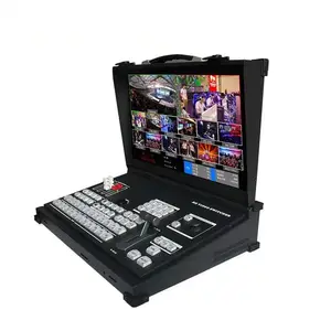 Top quality live broadcast multi camera same time live streaming live productions 12 channel video switcher