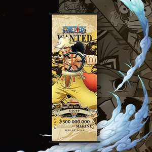 Neue Einteilige Lange Wandrolle Cartoon Monkey D. Luffy Rollposter Anime-Merchandise Urlaubsgeschenk Raumdekoration - Product Image 2