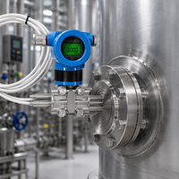 CIPPUS Transmitter Tekanan Silikon Monokristalin Single Flange Sensor Tekanan Single Double Flange 3051 Intelligent