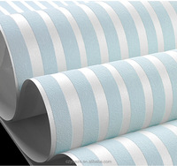 Papier Peint Non Tissé 3D Damassé Bleu et Blanc Classique, Moderne et Minimaliste, Idéal pour Salon, Hôtel, Salle de Sport - Meilleur Prix de Gros