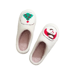 Chaussons <span class=keywords><strong>d</strong></span>'intérieur de Noël <span class=keywords><strong>en</strong></span> peluche épaisse, doublure douce <span class=keywords><strong>en</strong></span> polaire <span class=keywords><strong>d</strong></span>'<span class=keywords><strong>agneau</strong></span>, semelle antidérapante <span class=keywords><strong>en</strong></span> TPR, chaussons <span class=keywords><strong>d</strong></span>'hiver confortables et chauds pour les fêtes - Product Image 6
