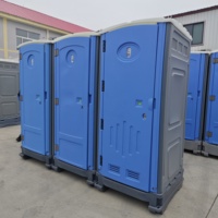 Toilettes portables à décharge directe à installation rapide en PEHD, écologiques, pour secours d'urgence et camps de réfugiés