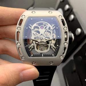 Nouvelle montre carrée pour femme Drioshipping, bracelet en céramique, fibre de carbone, mécanique automatique, étanche, multifonctionnelle - Product Image 1