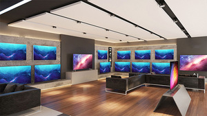 ทีวี QLED สมาร์ททีวี EU ขนาด 50-120 นิ้ว ดีไซน์ไร้ขอบ ภาพคมชัดระดับ 4K Ultra-HD ระบบ Android Google สีดำ สำหรับโรงแรม - Product Image 6