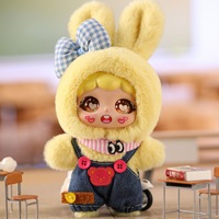 Peluche créative et tendance super douce, mignonne, faite à la main, brodée, cadeau de fête unisexe pour adultes avec emballage en sac OPP
