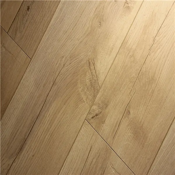 Oak Color V溝Type Laminate Floating 8ミリメートルhdfラミネートフローリング