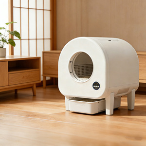Bac à litière pour chat automatique, directement de l'usine, avec capteur de contrôle, anti-pincement, sûr et durable. - Product Image 1