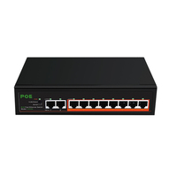 OEM 10 Ports poe rapide Réseau Lan Hub 10/100Mpbs 8 Ports Commutateur de Poe Pour Caméra IP