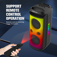 Enceinte de fête portable IPX4 étanche avec batterie intégrée, lumières LED RGB, 120W de puissance (XC8500)
