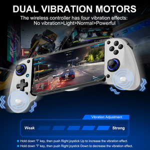 Controlador de Juego Telescópico con Luz RGB, Gamepad Extensible para Teléfono, Vibración con Giroscopio de 6 Ejes para Android, iOS y Switch - Product Image 5