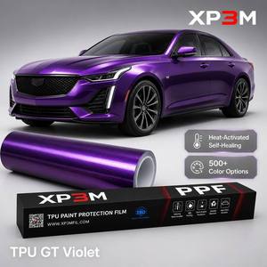 ฟิล์มใสกันรอยรถยนต์ XP3M GT สีม่วง OEM เงา TPU ความหนา 7.5 มิล ซ่อมแซมตัวเองได้ ป้องกันรอยขีดข่วน ป้องกันสีเหลือง ช่องระบายอากาศ - Product Image 1