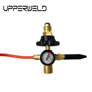 Valvola del regolatore di pressione a basso calibro singolo CGA580 per il pallone di nozze serbatoi di elio connettore valvola di riduzione della pressione - Product Image 4