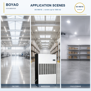 Nuevo Deshumidificador de Piso Grande de 960L de Alta Eficiencia Diaria con Pantalla Digital para Uso Industrial, Plantas de Alimentos, Cámaras Frigoríficas y Control Climático - Product Image 4