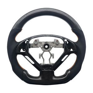 Vente en gros à bas prix de volant en cuir perforé en fibre de carbone pour volant Infiniti G27 G37 - Product Image 1