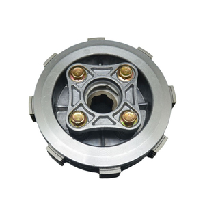 Ensemble d'embrayage à quatre ressorts en métal argenté de haute qualité pour moto, pièces de rechange pour transmission de moteur CG125, vente en gros - Product Image 1