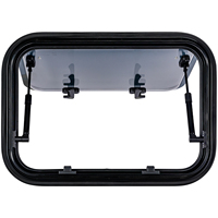 Fenêtre latérale universelle pour caravane et camping-car, en alliage d'aluminium, étanche, avec moustiquaire, 300*500mm, certifiée E-Mark