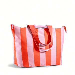 Bolsos de Mano de Lona Personalizados de Fábrica, Bolsos de Compras de Gran Capacidad para Mujer, Bolsos de Playa, Bolsos de Viaje Fáciles de Transportar, Duraderos - Product Image 5