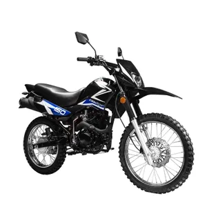 รถจักรยานยนต์สกปรกพร้อม150cc เครื่องยนต์ Zongshen 250cc 200cc รถจักรยานยนต์ออฟโรดปรับแต่งโลโก้ได้อย่างทรงพลัง