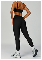 Haut de soutien-gorge de sport à séchage rapide personnalisé avec veste à glissière pantalons de yoga shorts 5 pièces Fitness vêtements de sport pour femmes ensembles d'entraînement
