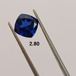 Zafiro Azul Cultivado en Laboratorio, Corte Cojín, Gema Suelta de Calidad Premium para la Elaboración de Joyería Fina - Product Image 1