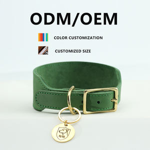 Collares para Perros y Gatos de Cuero Vacuno Suave y Duradero al por Mayor con Hebillas Ajustables y Accesorios Personalizables para Mascotas - Product Image 4