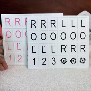 Tavola di Pratica per Mahjong Americano Stampata in 3D, Vassoio di Posizionamento Tessere Numerate LR, Piatto di Allenamento per Principianti - Product Image 2