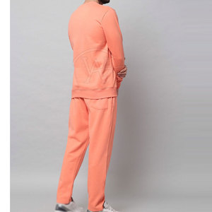 High Quality Customized Pullover <b>Sweat</b> Suit Men Multi-Color Fitness Sportswear 100% Cotton Quick Dry <b>Sets</b> XL Size Custom Logo - Product Image 4