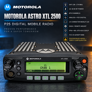 Motorola XTL2500 <span class=keywords><strong>ASTRO</strong></span> 25 P25 Digitale Mobiele Radio 136 174 380 470 MHz Tweeweg Voertuigradio voor Overheids- en Veiligheidsteam - Product Image 2