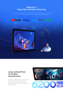 Alldocube High-end IPlay 60S 10,95 pulgadas 2 en 1 Tablettes Android 14 4GB 128GB Tablet PC con ranura <span class=keywords><strong>Sim</strong></span> Lte Pogo Pin Keyboard - Product Image 3