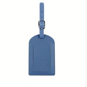 Wholesale Colorful Pu Leather Luggage Custom Baggage <b>Name</b> <b>Tags</b> With Address Label for Travel Accessories - Product Image 4