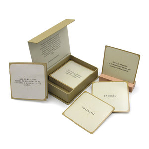 Khẳng định Thẻ Tiếng Anh Tây Ban Nha hàng ngày tự chăm sóc thẻ boong trao quyền thẻ tùy chỉnh in ấn với đứng - Product Image 1