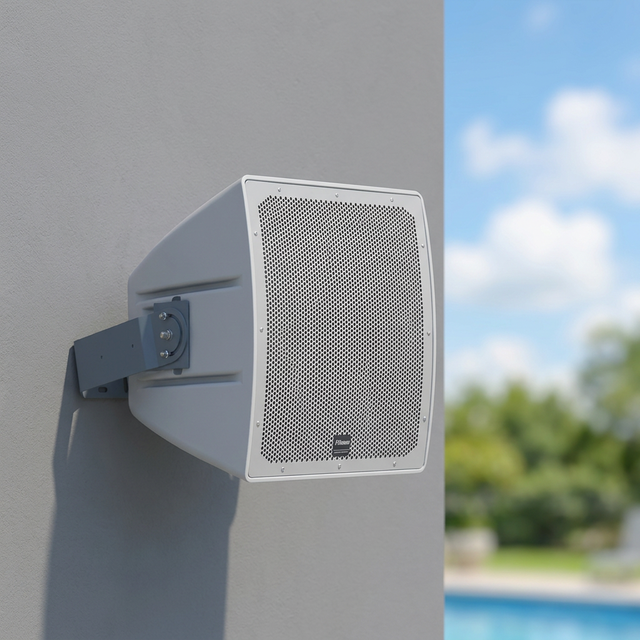 Thinuna MHS-12.2T III Professional Sound System Weatherproof Stadium Remote Horn Speaker Outdoor 12 Inch (100V 300W) PA Speaker