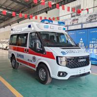 Véhicule d'ambulance d'urgence JMC avec surveillance supérieure et équipement de soins médicaux de base pour le transfert de patients