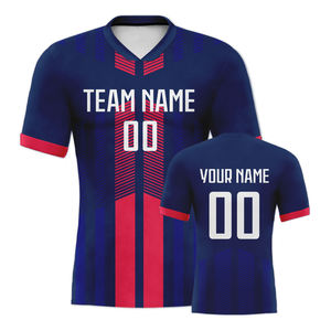 Custom Jersey sepak bola pria, baju sepak bola, baju lapangan sepak bola ringan untuk pria, baju latihan pertandingan tim - Product Image 3