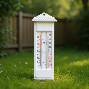 ทีเอฟเอ ดอสท์มันน์ แม็กซี่ มินิเทอร์โมมิเตอร์ 23 ซม. สีขาว เครื่องวัดอุณหภูมิภายในและภายนอกอาคาร - Product Image 3