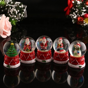 Christmas Small <b>Glowing</b> Glass Crystal <b>Ball</b> Decoration Christmas Desktop Ornament - Product Image 2