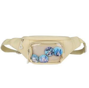 MKW-7016 Paquete de 10 Bolsas de Pecho con Logotipo Personalizado, Bolsa de Cintura de Gran Capacidad para Exhibición de Pins de <span class=keywords><strong>Anime</strong></span>, Bolsa de Cintura Transparente con Ventana de PVC - Product Image 5