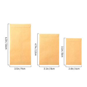 Bán Buôn Tùy Chỉnh In Có Thể Tái Chế Phân Hủy Sinh Học Nhỏ Kraft Phong Bì Hạt Giống Kẹo Sinh Thái Bao Bì Pouch Cho Bán Lẻ Và Quà Tặng - Product Image 4