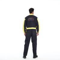 Combinaison multi-poches à manches longues Vêtements de travail Patchwork Twill Action Back Coverall Durable Plumber Mechanic Worker Uniform
