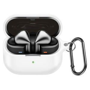 Оптовый милый силиконовый защитный чехол для Samsung Galaxy Buds <span class=keywords><strong>3</strong></span>/<span class=keywords><strong>3</strong></span> Pro, противоударный, с брелоком, мягкий, с возможностью нанесения логотипа OEM - Product Image 5