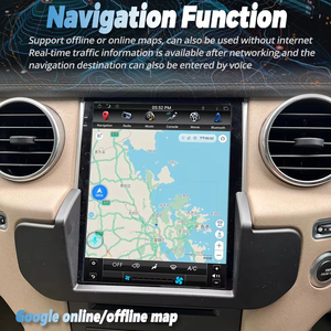 Autoradio Android 14 à écran vertical pour Land Rover Discovery 4 LR4 2009-2016, navigation GPS, autoradio + écran LCD de climatisation - Product Image 5